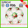 Custmized Enamel Round Dinner Plate/Pie Dish